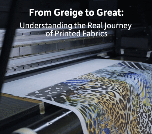 printed fabric production process