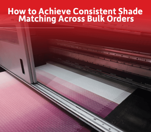 shade matching in textile printing
