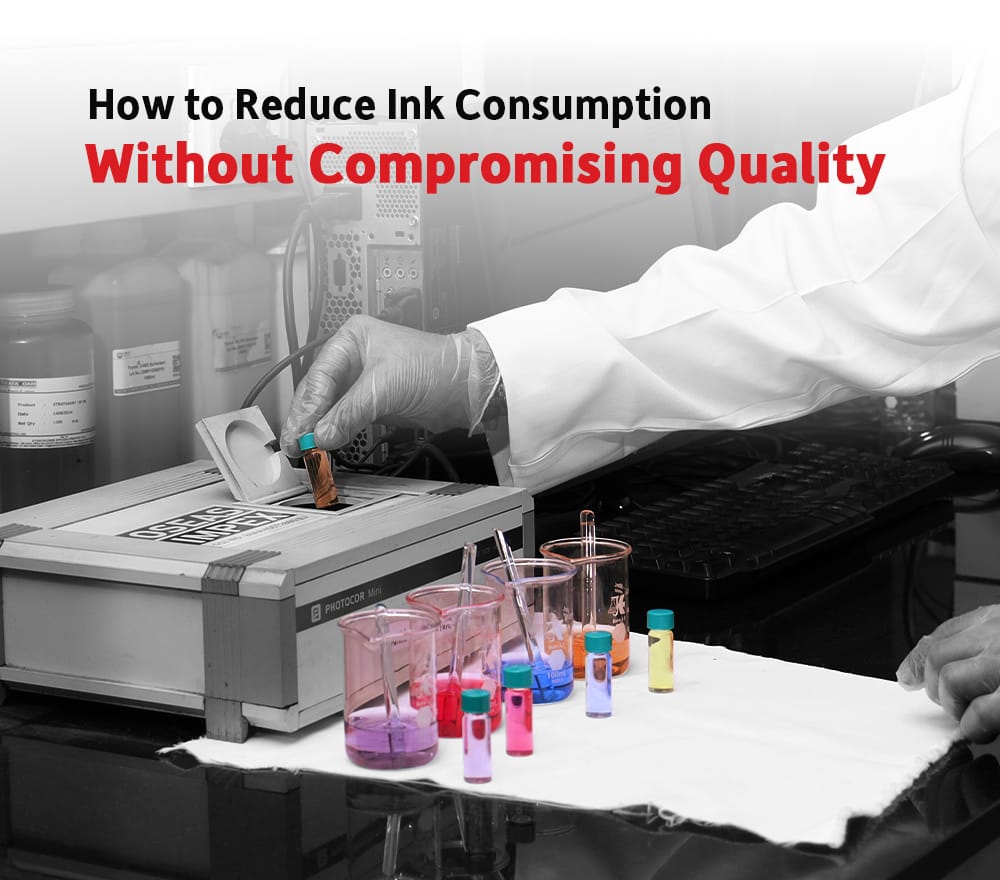 How to Reduce Ink Consumption Without Compromising Quality