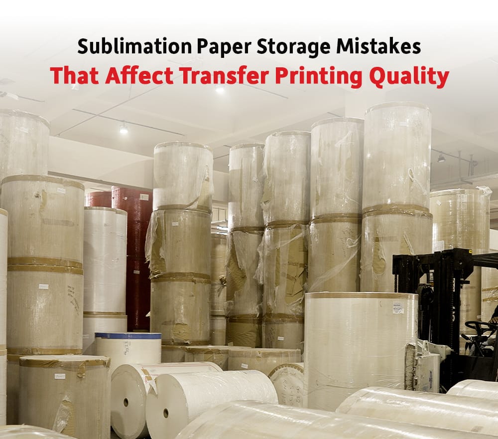 Sublimation Paper Storage Mistakes That Affect Transfer Printing Quality
