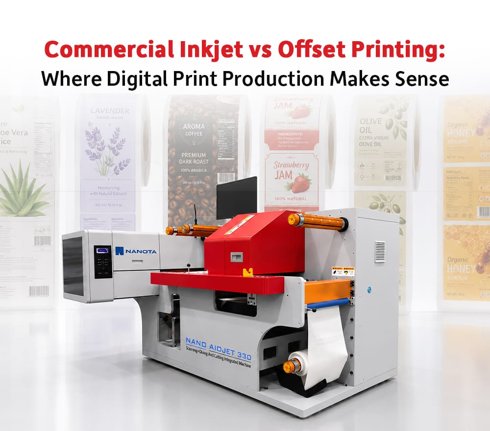 Commercial Inkjet vs Offset Printing: Where Digital Print Production Makes Sense