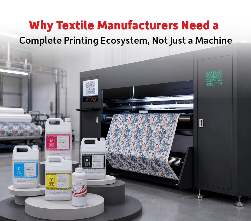 Why Textile Manufacturers Need a Complete Printing Ecosystem, Not Just a Machine