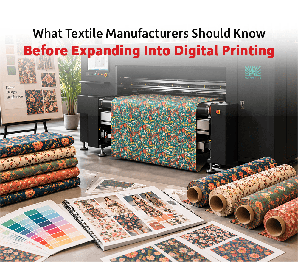 What Textile Manufacturers Should Know Before Expanding Into Digital Printing