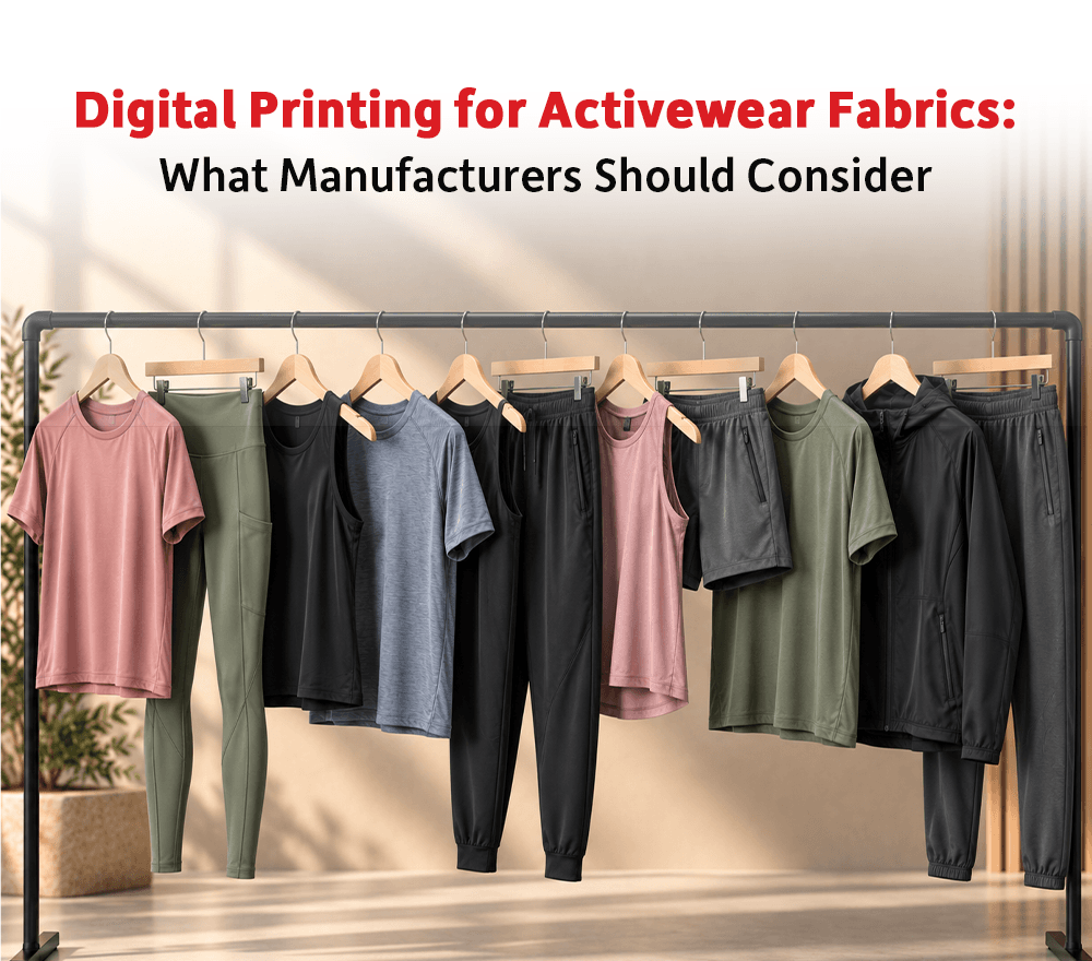 Digital Printing for Activewear Fabrics: What Manufacturers Should Consider