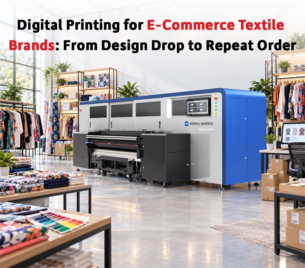 Digital Printing for E-Commerce Textile Brands: From Design Drop to Repeat Order