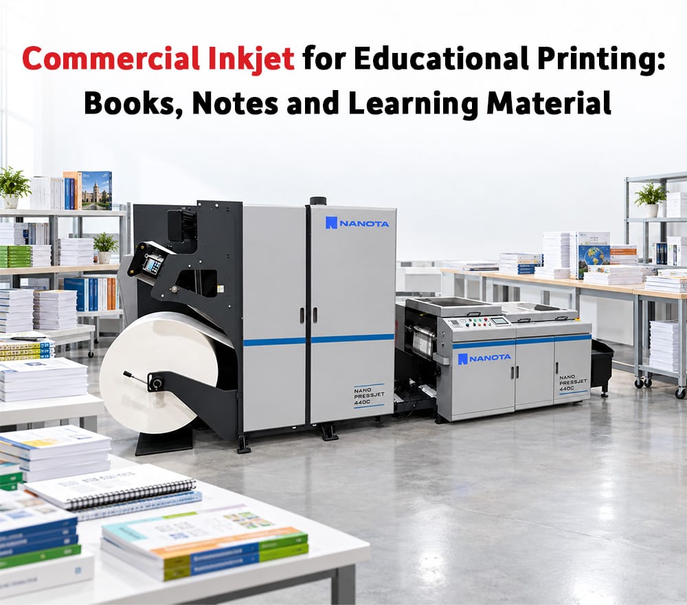 Commercial Inkjet for Educational Printing: Books, Notes and Learning Material
