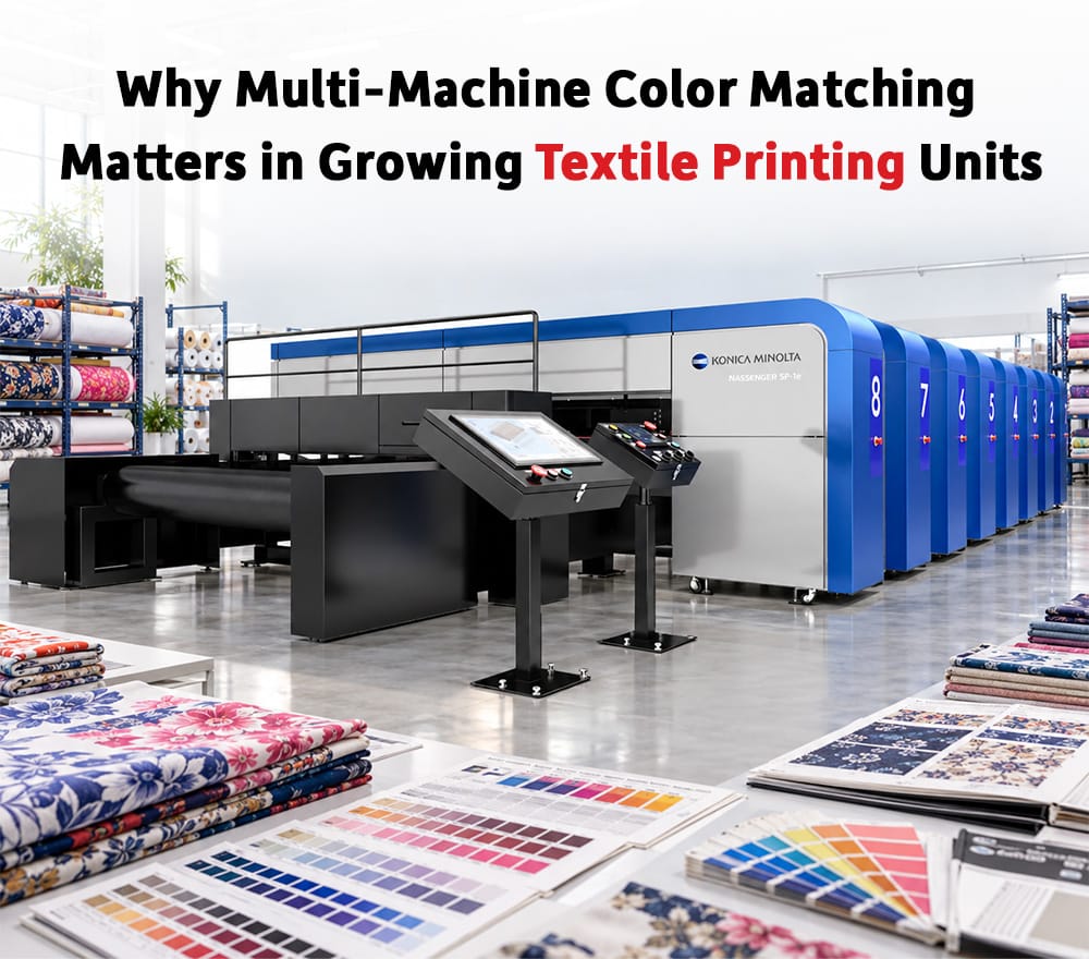 Why Multi-Machine Color Matching Matters in Growing Textile Printing Units
